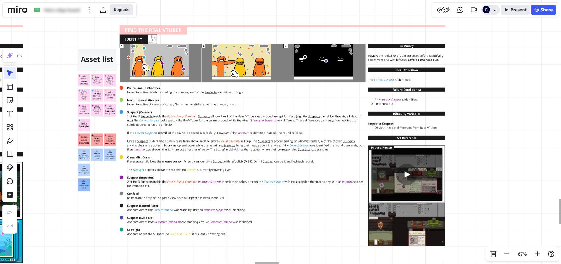 A finalized minigame "mini doc."