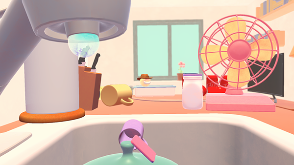 Play as a teensy drop of water.