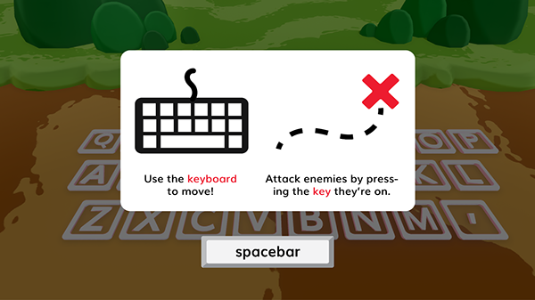 Play using the entire keyboard.
