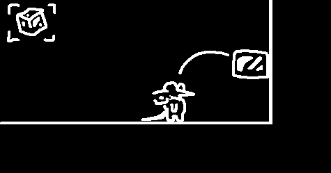 Players can throw the Ice Cube item after pulling out above their head.