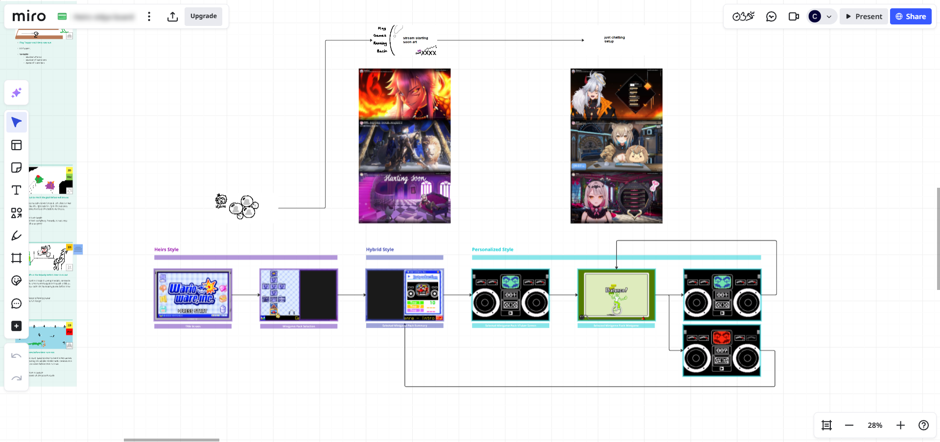 Mapping out WarioWare, Inc.’s gameplay states.