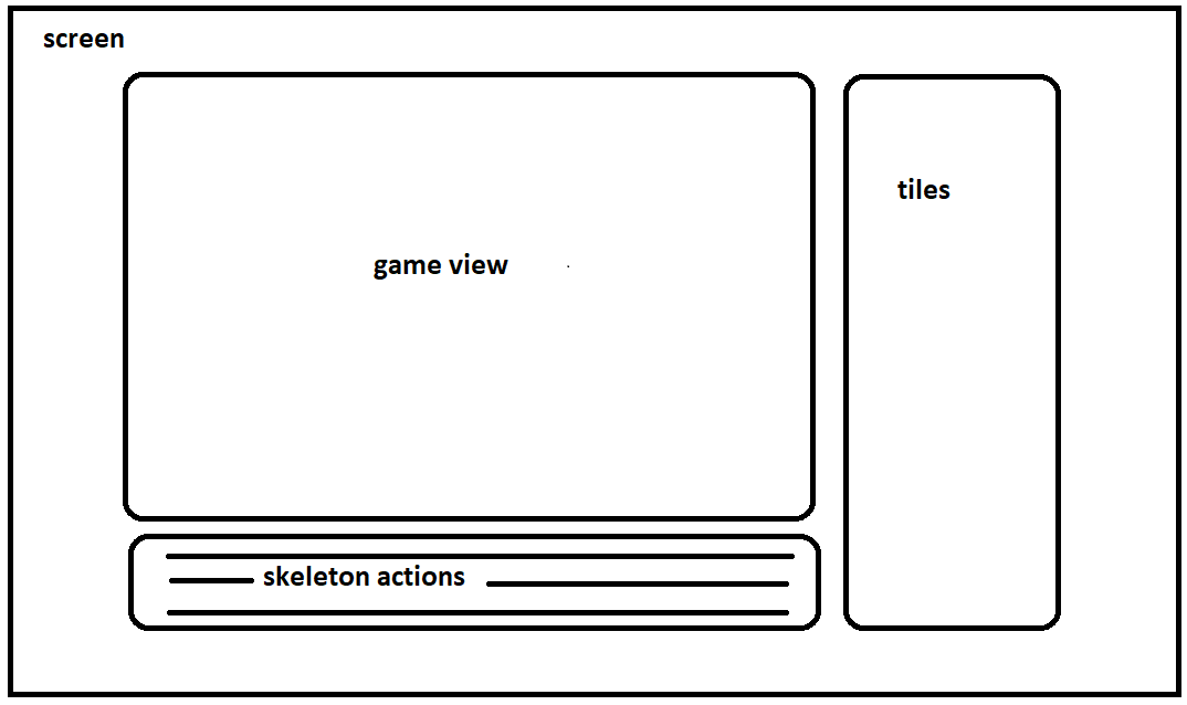 My more refined concept for the interface.