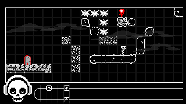 Navigate beguiling level hazards.