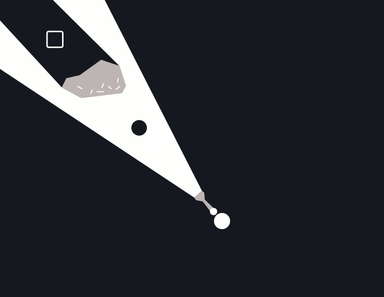 Screenshot of our first prototype.