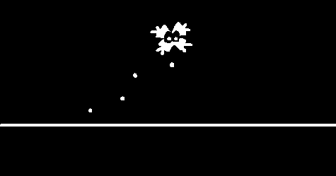 Snowflakes patrol back and forth, dropping damaging particles.
