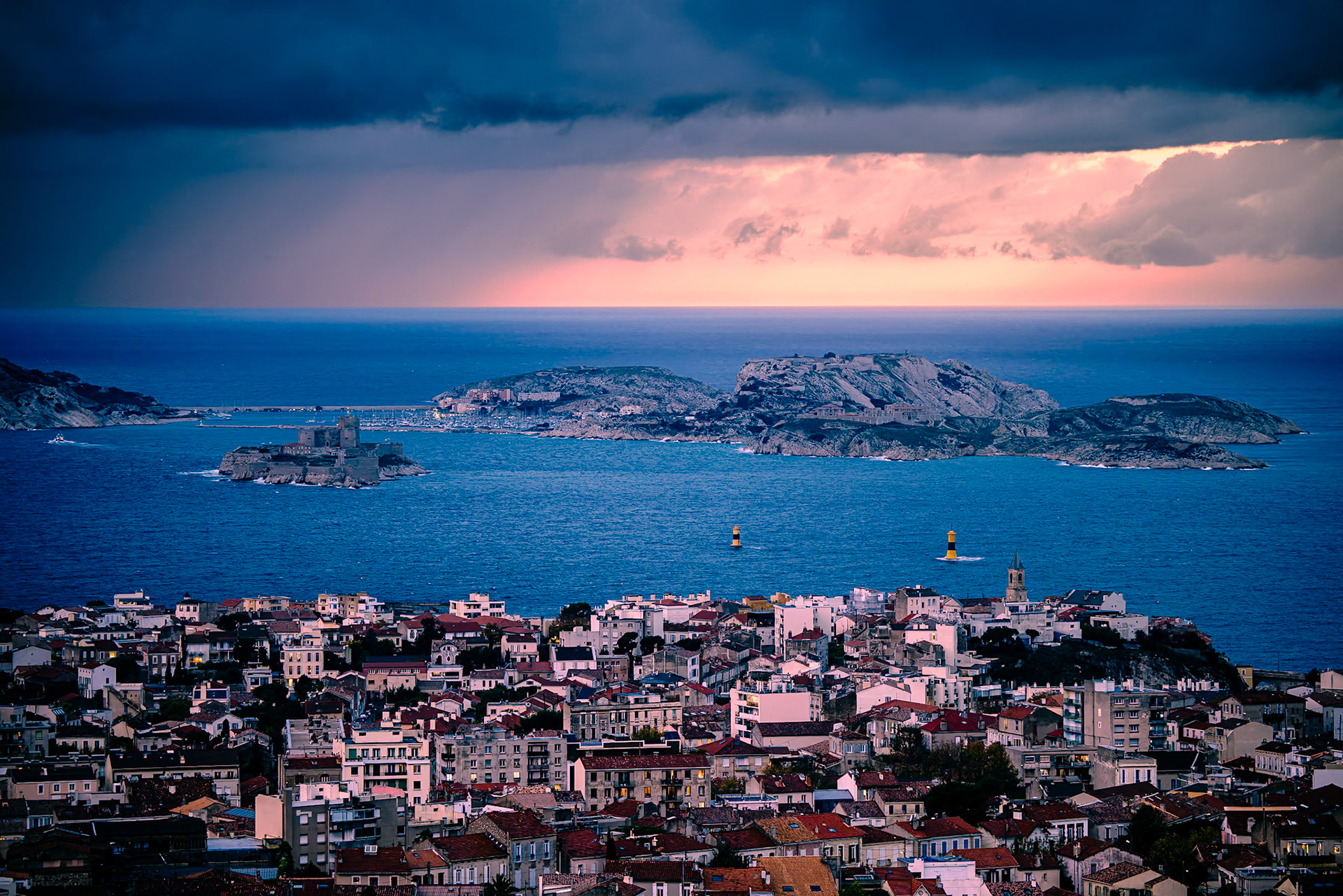 Vue de La Bonne Mère - Marseille