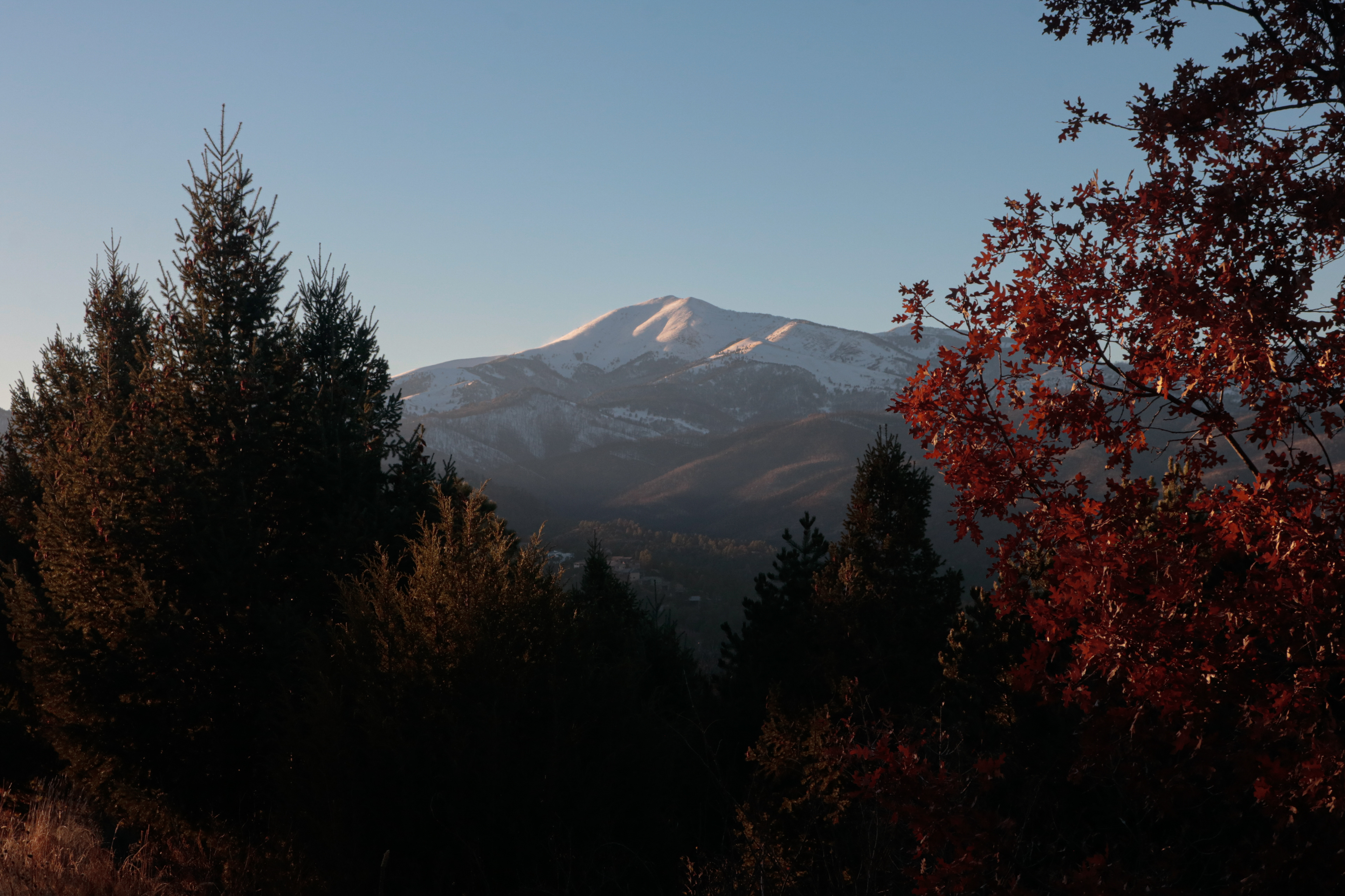 Sierra Blanca peak in Riudoso, New Mexico.