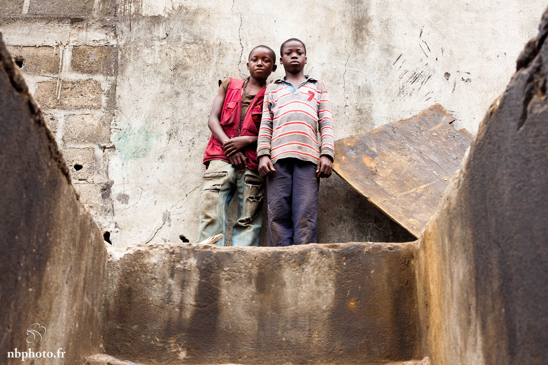 Benjamin et Enidjo : travail au garage