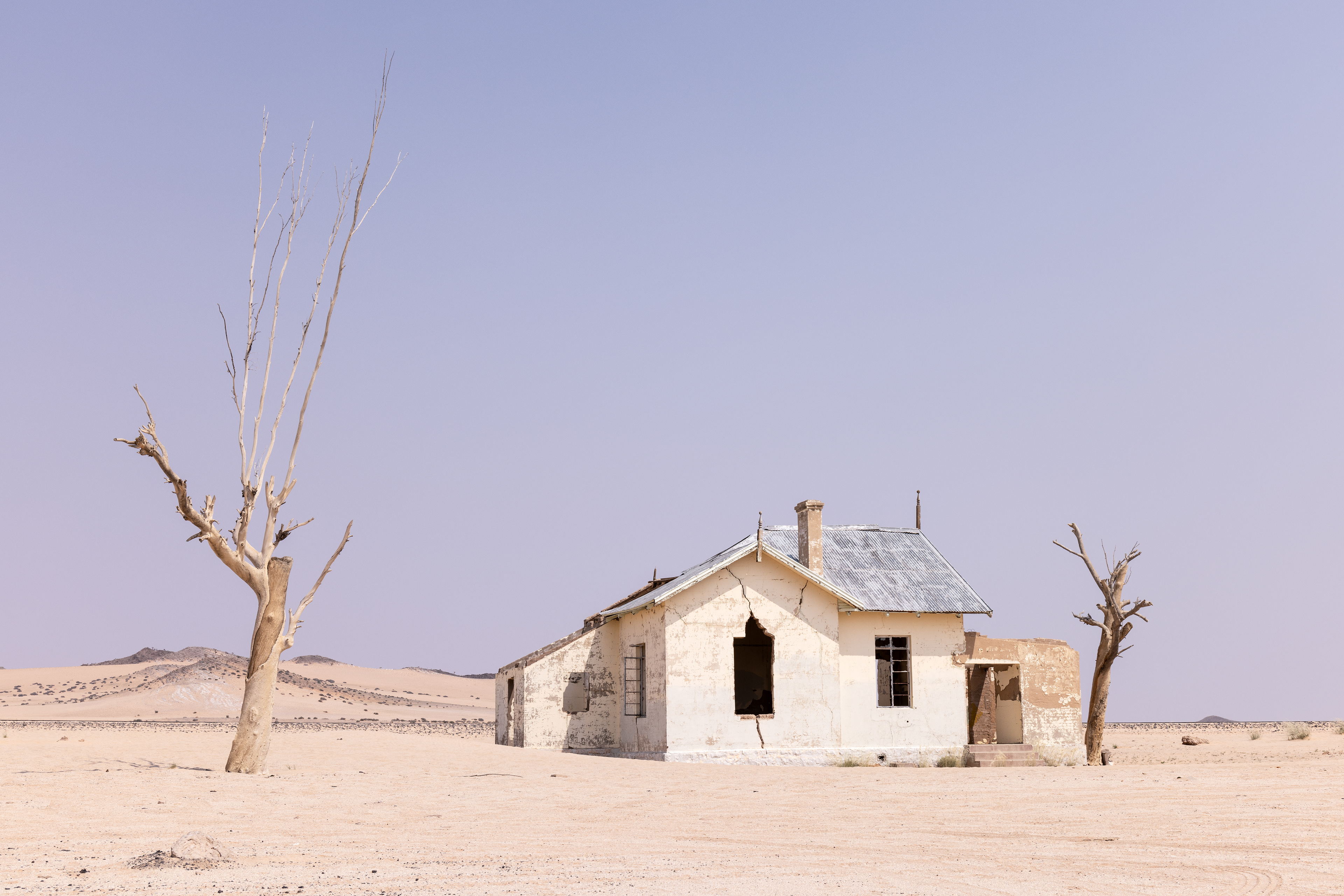 Garub Railway Station I - On the railway between Lüderitz and Aus, this railway station was built in 1906 but fell into disuse many years ago. Garub, Namibia.