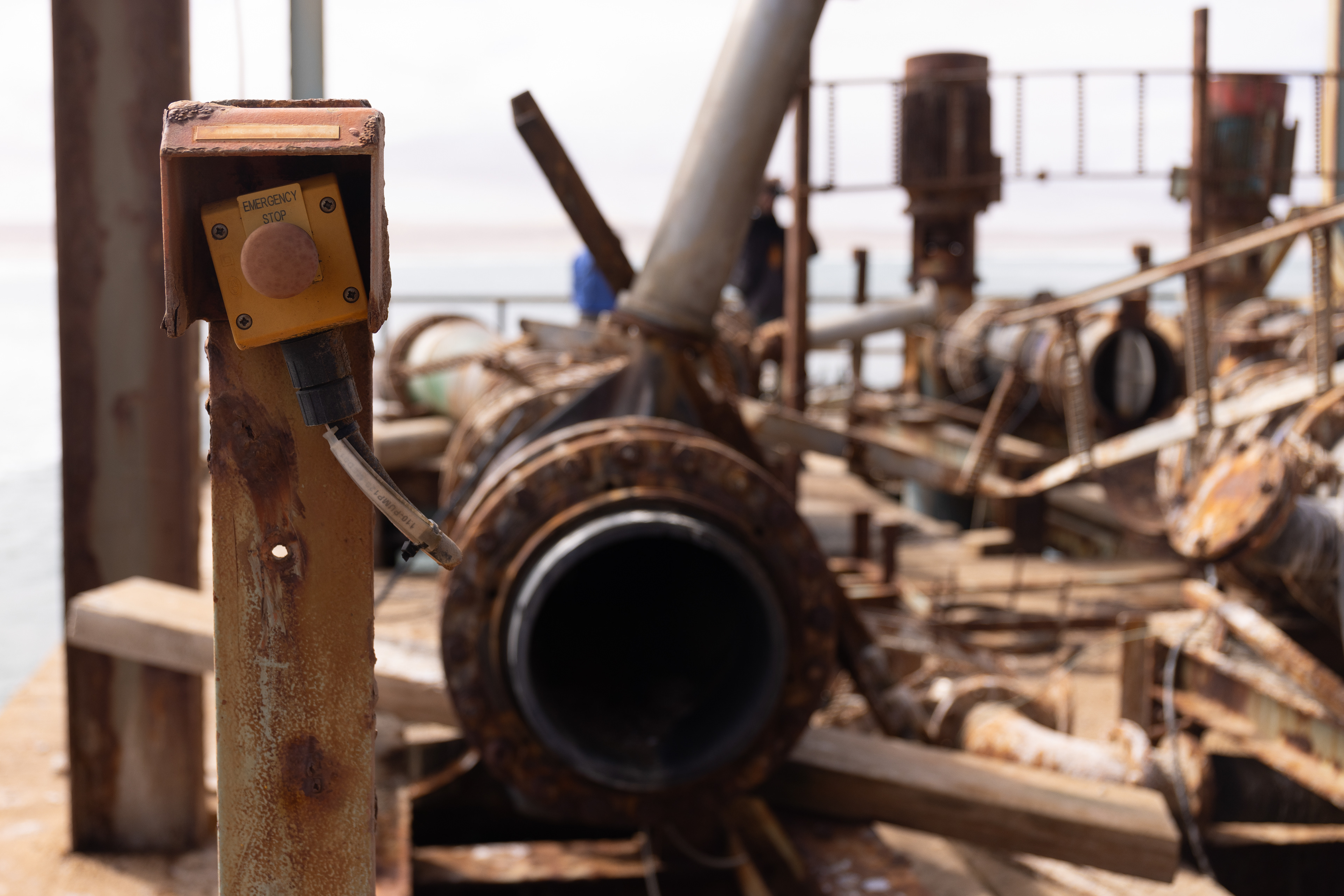Emergency Stop! - It feels like the Emergency Stop button was pressed many years ago and never restarted. Elizabeth Bay, Namibia.