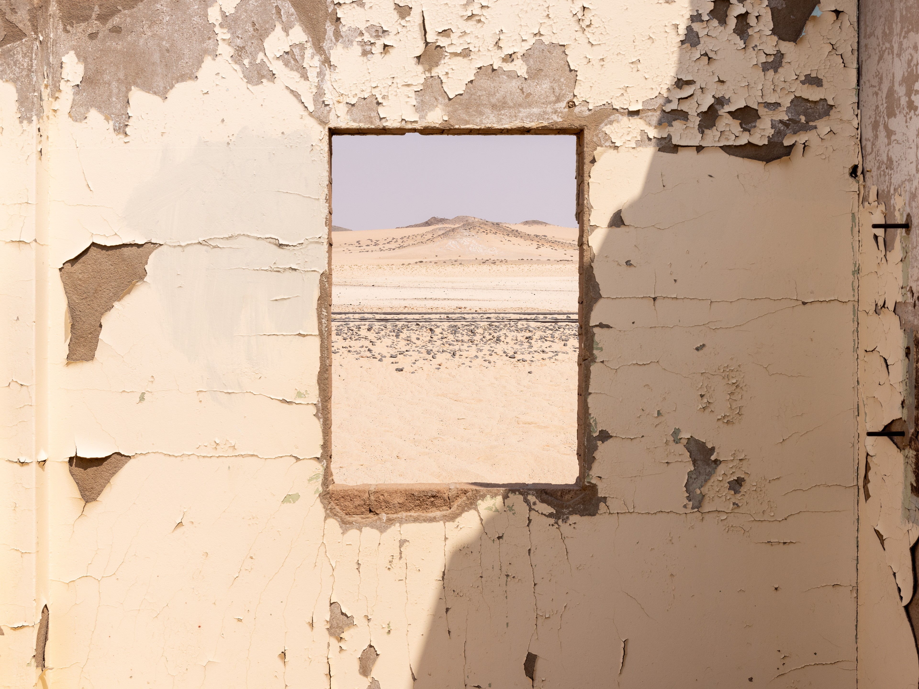 Room With a View - The Namibian sun: hot inside and outside. Garub, Namibia.