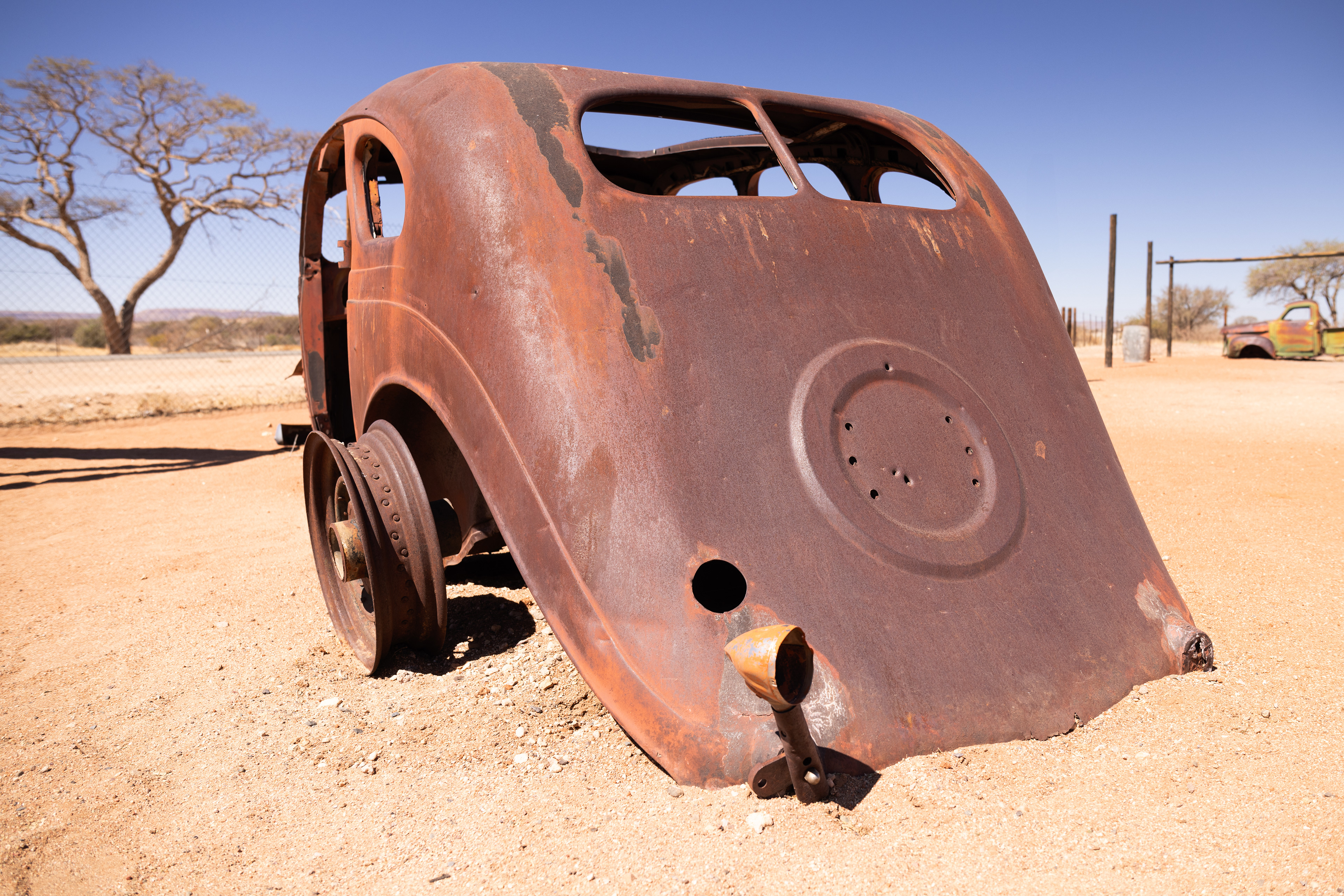 Loose Wheel Nuts - Helmeringshausen, Namibia.