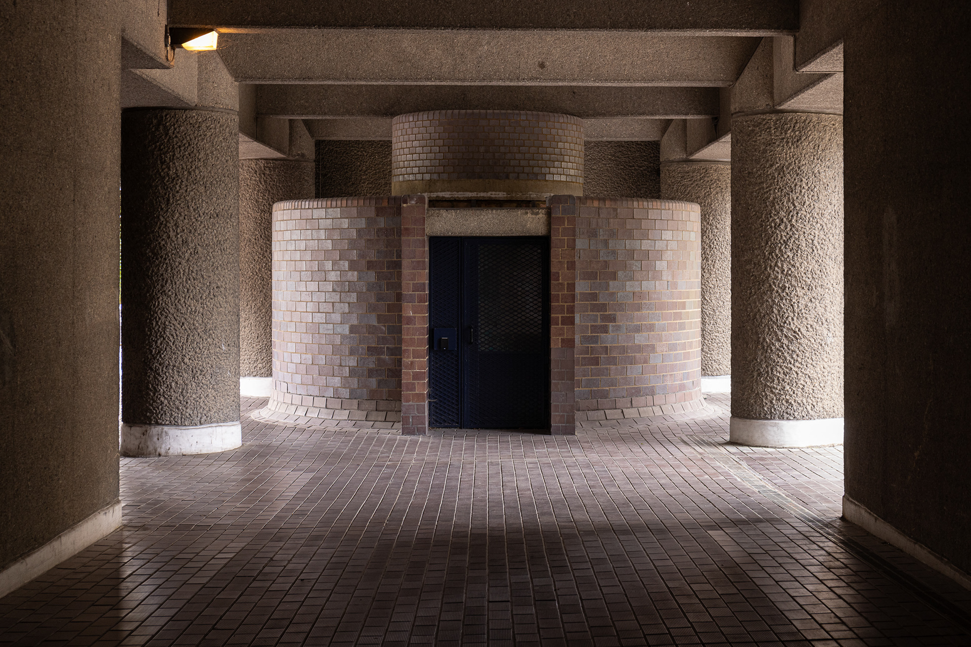 Roundels at the Barbican, London.