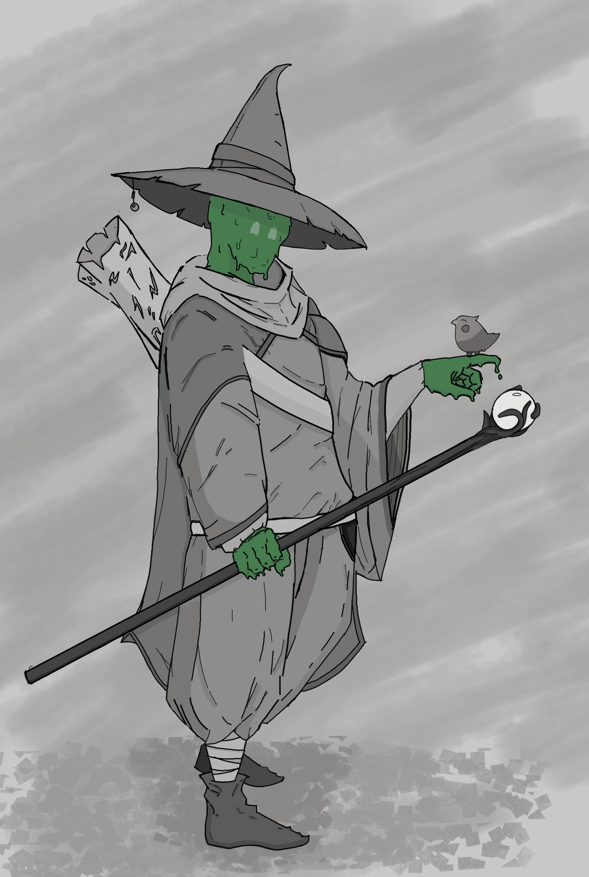 Slime Wizard design