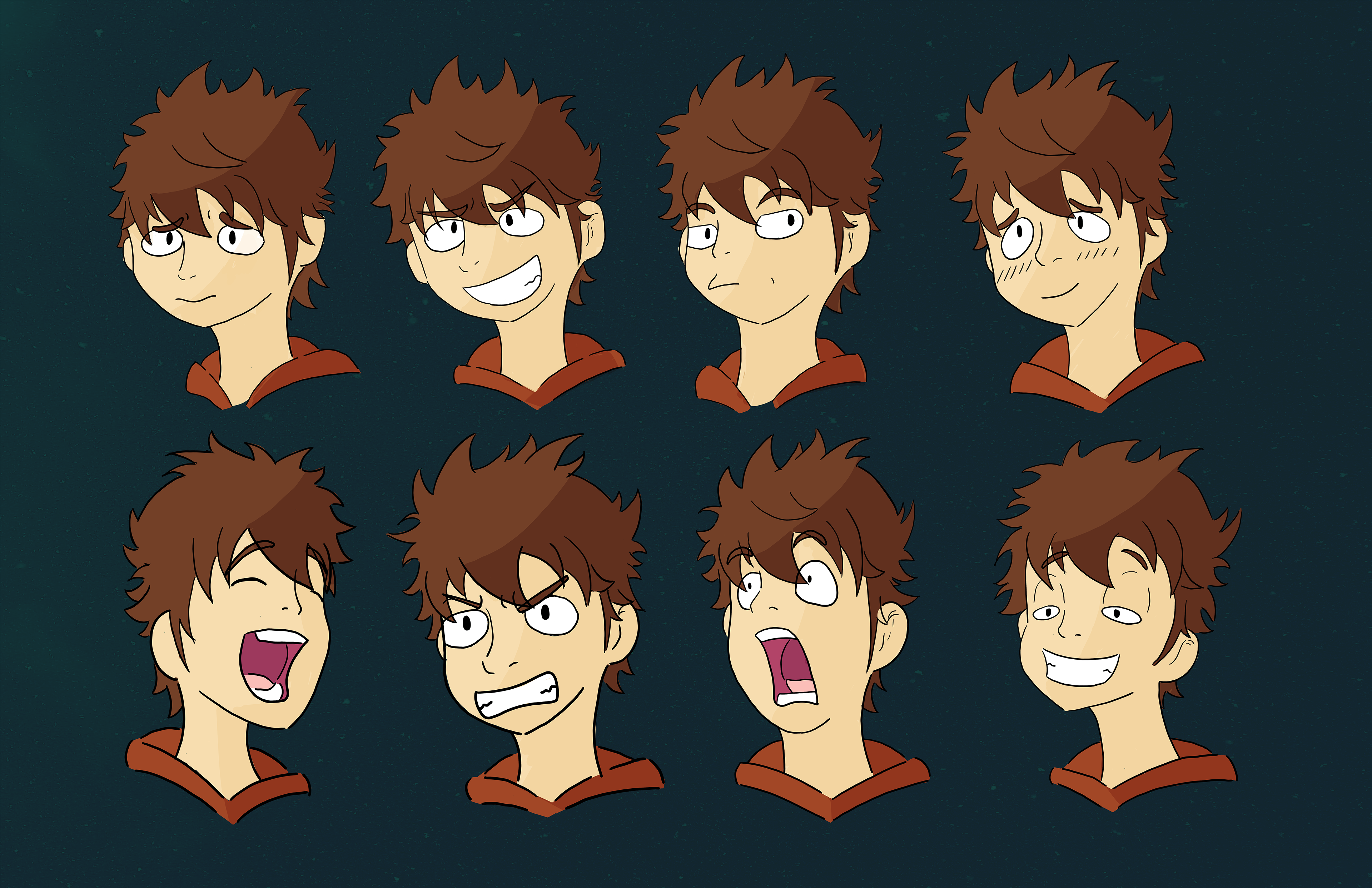 Tao's expression sheet
