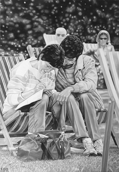 Two Seated Figures (1983)