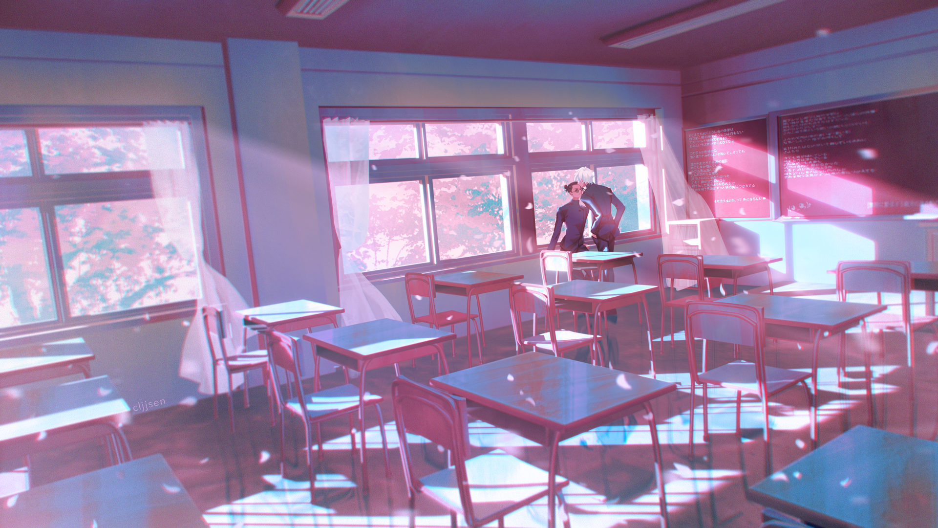 If I Am With You (2024). 3D Blender blockout and Photoshop paintover