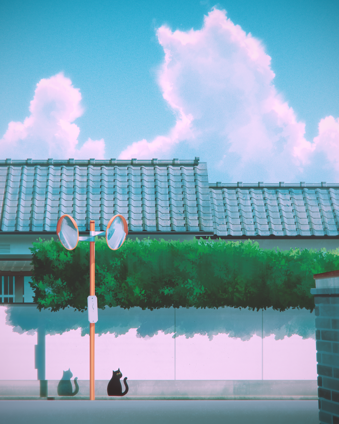 Kitty Cloud (2024). Photoshop