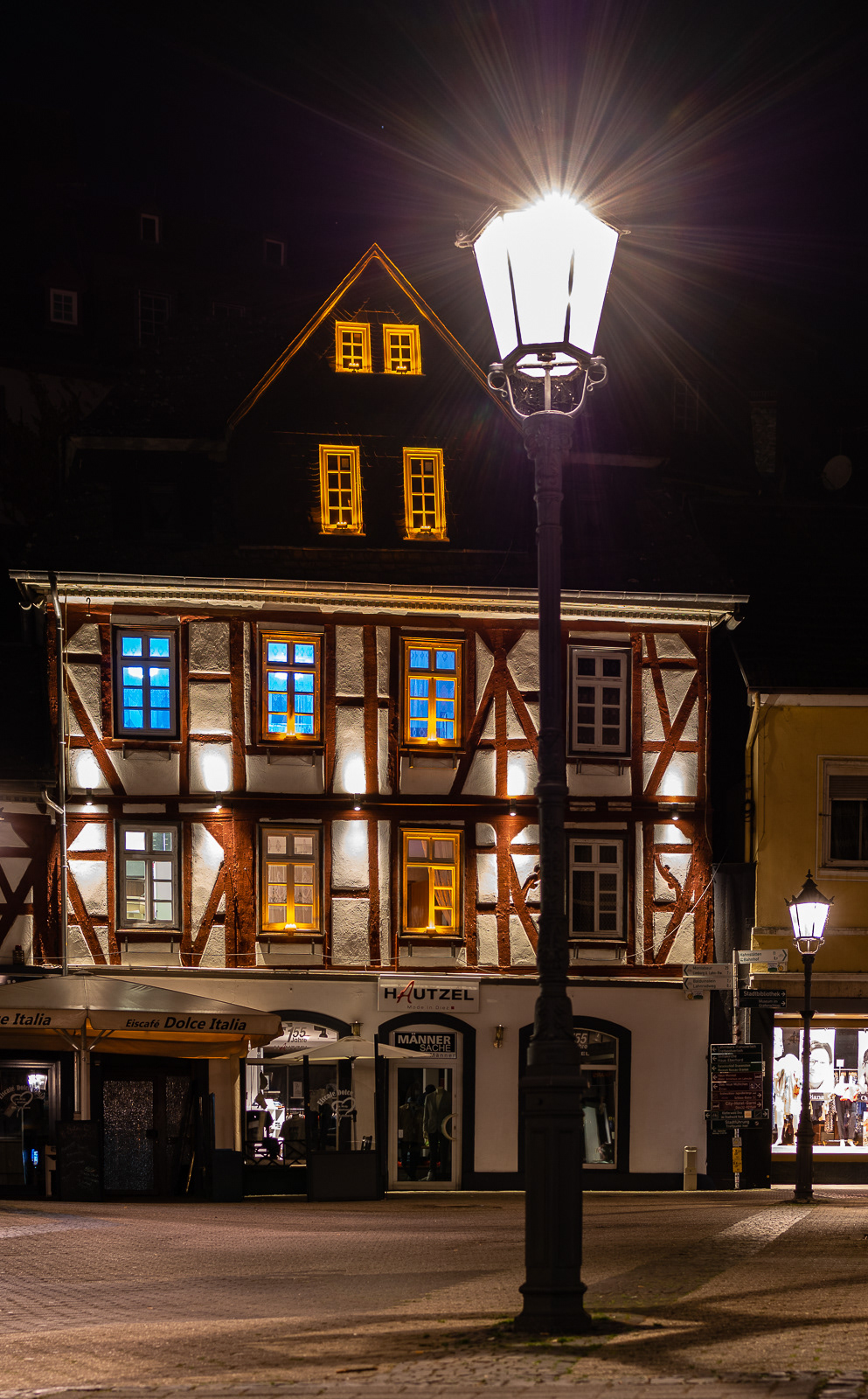 Abends in der Stadt