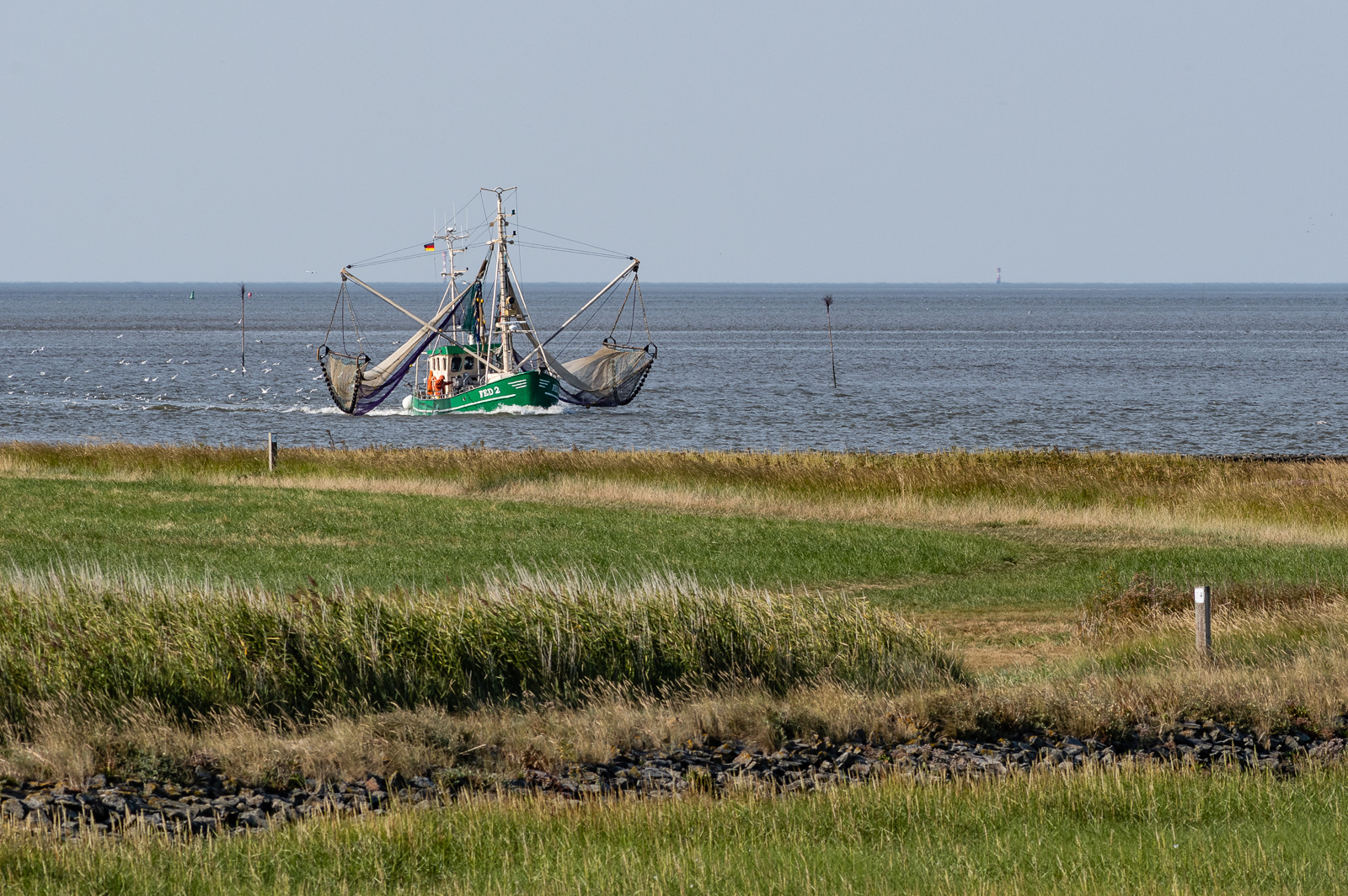Kutter auf Heimfahrt