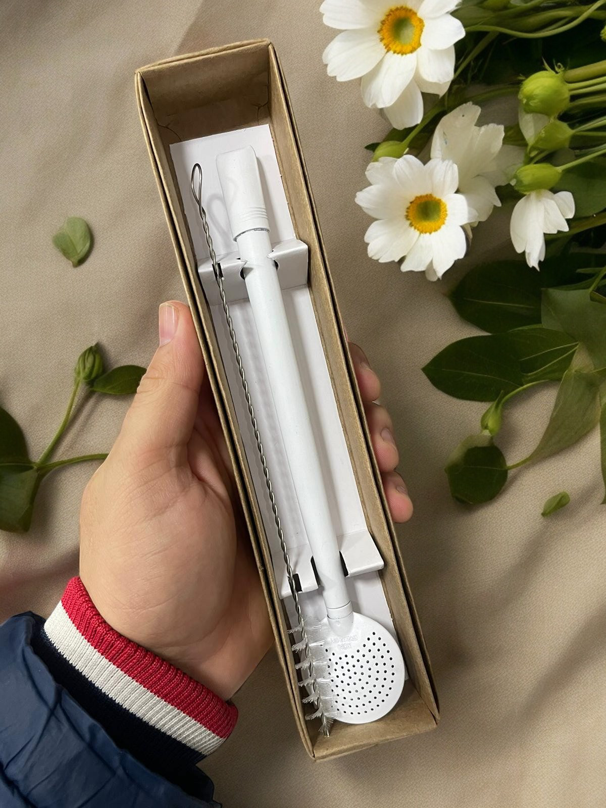 BOMBA DE INOX DESMONTÁVEL BRANCA FOSCA