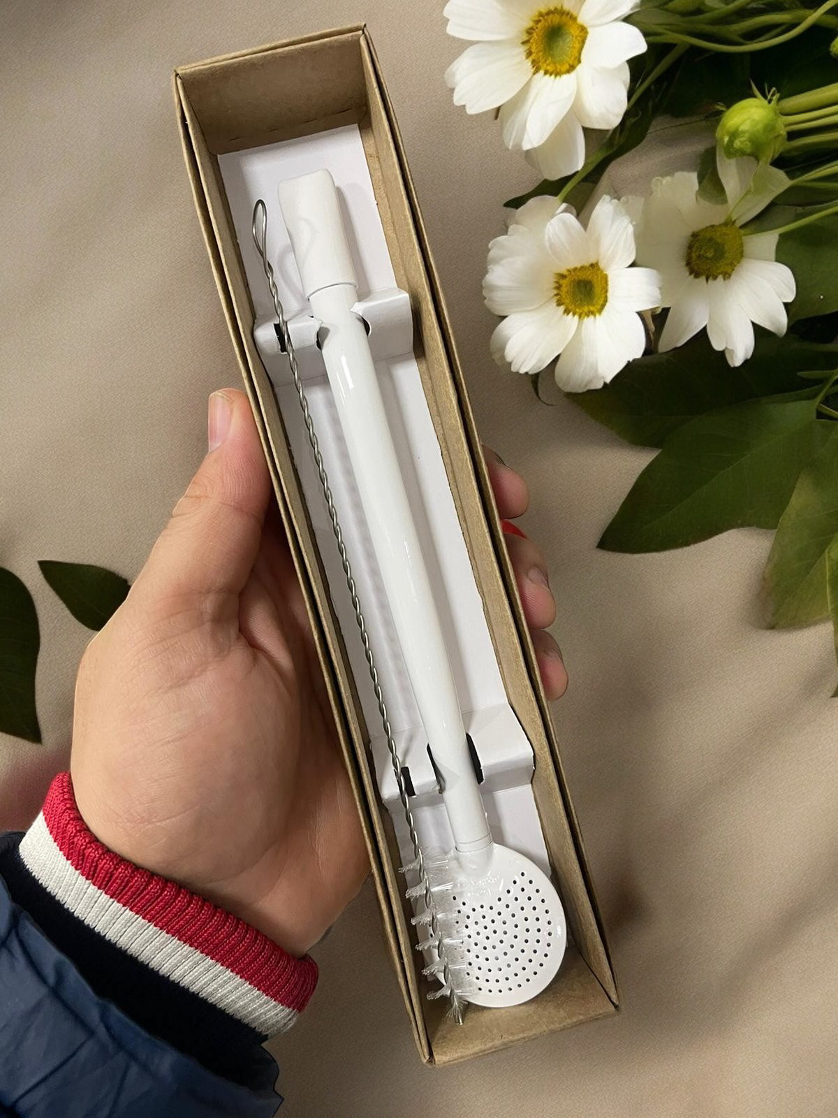 BOMBA DE INOX DESMONTÁVEL BRANCA