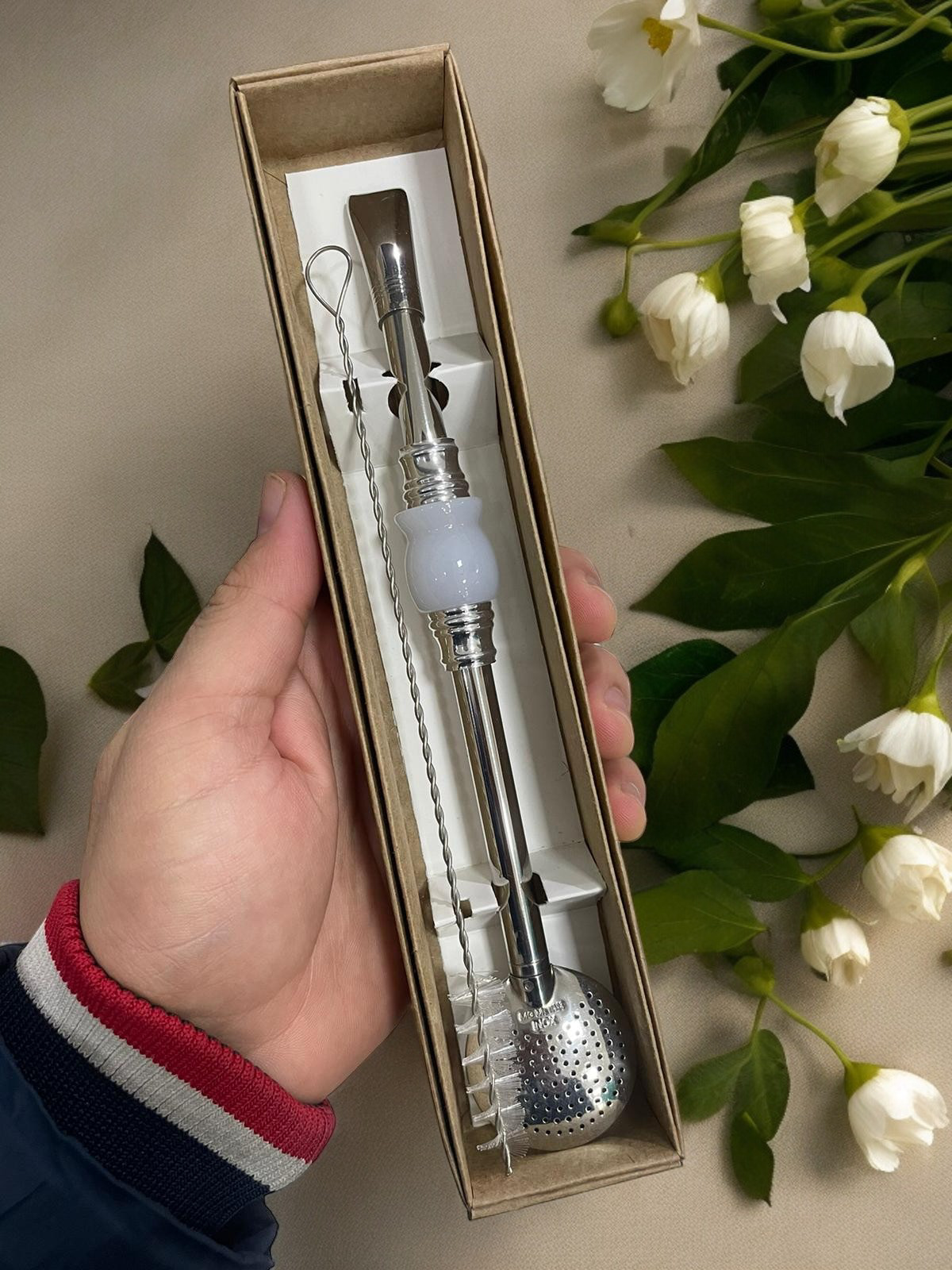 BOMBA DE INOX DESMONTÁVEL PEDRA CUIA BRANCA