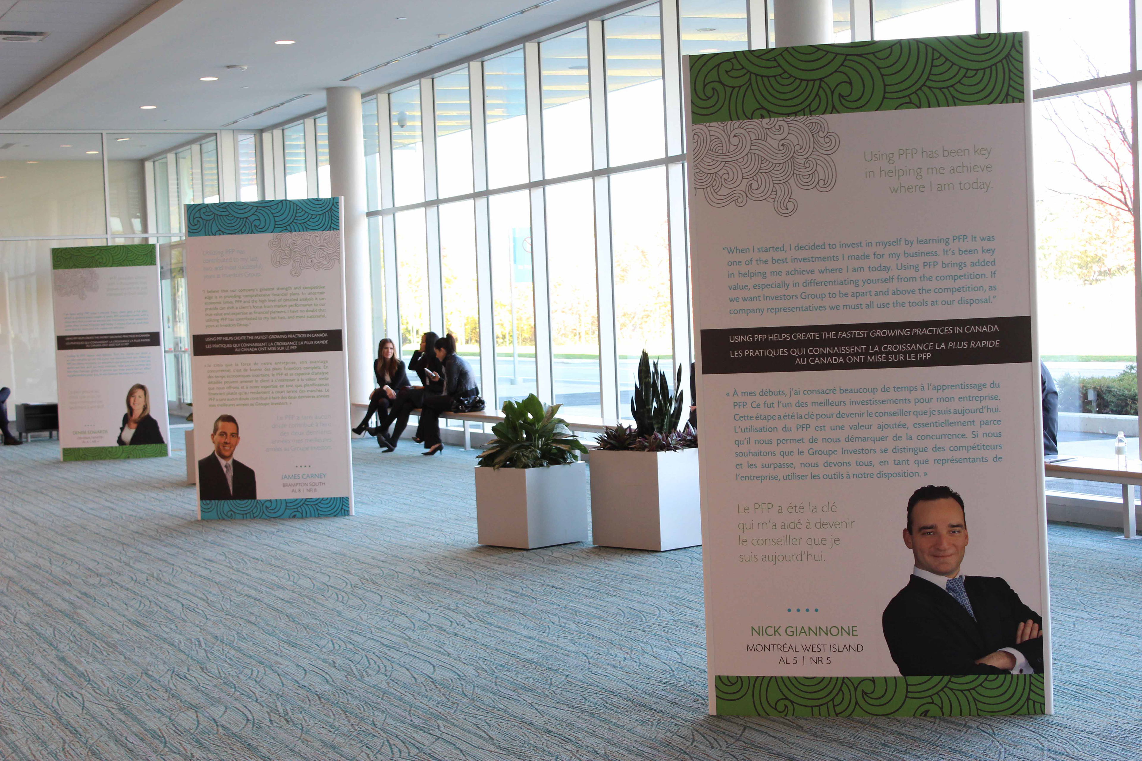 I worked with a writer to interview each of these Financial Consultants, as well as photographers across the country.