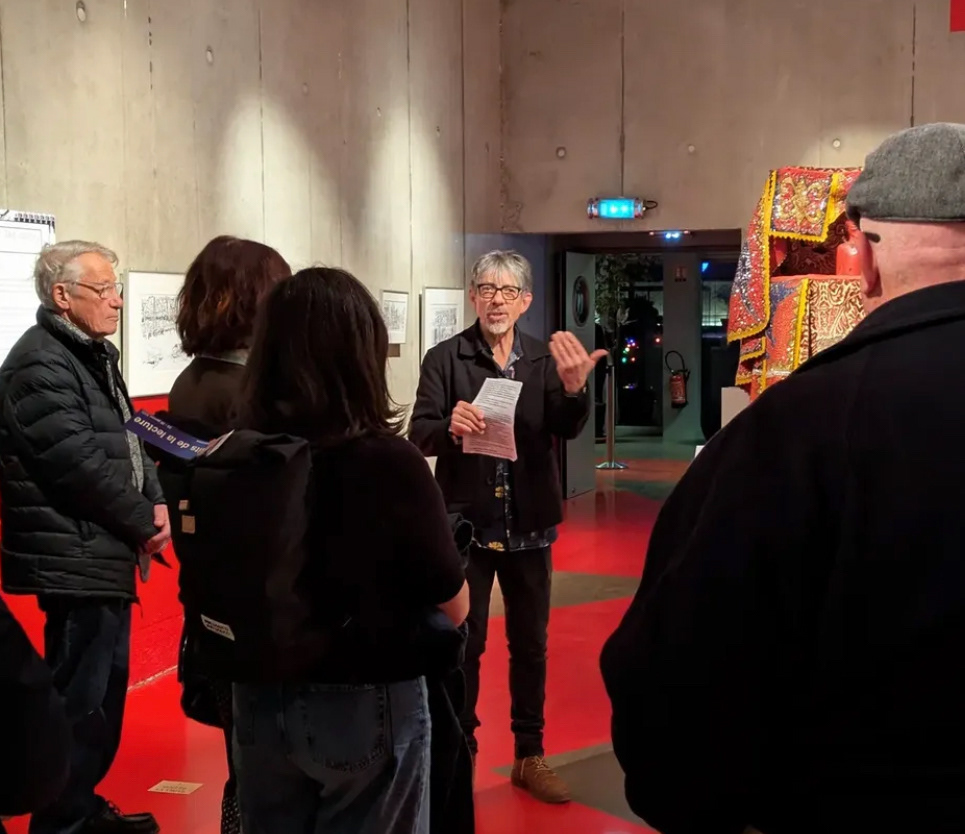 Visite guidée par l'auteur