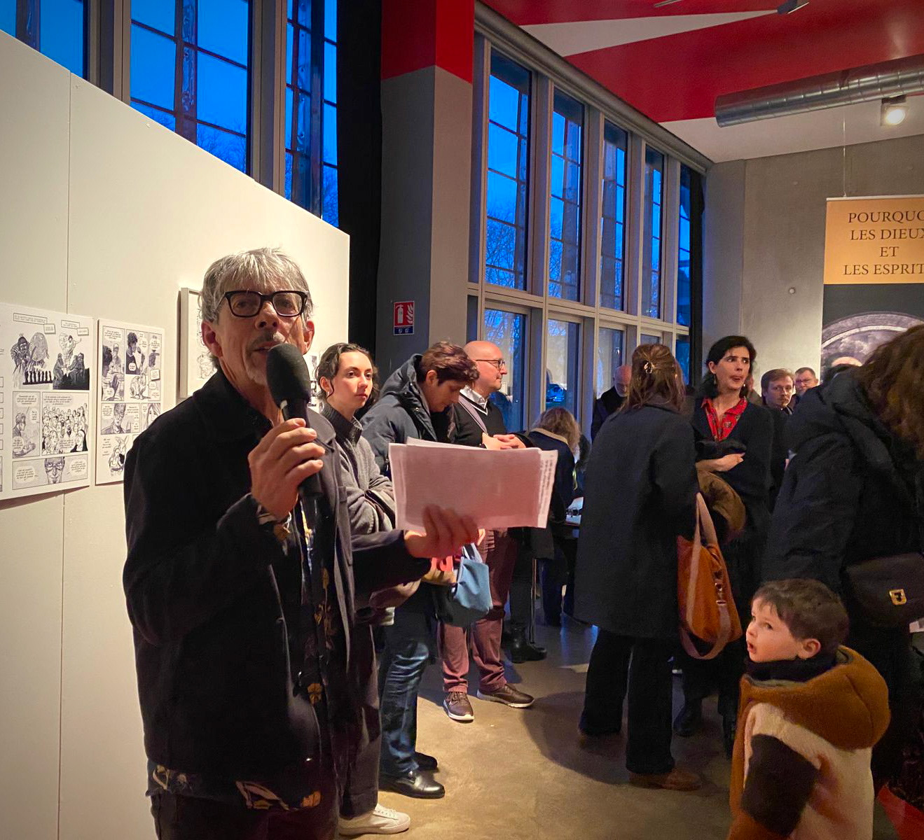 Visite guidée par l'auteur