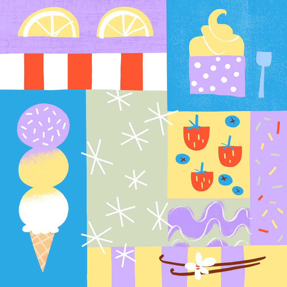 Ice cream flavors