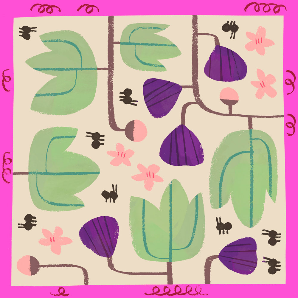 Fig tree surface design by Cris Tamay