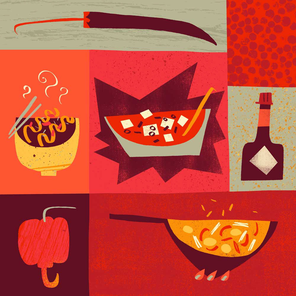 Spicy food