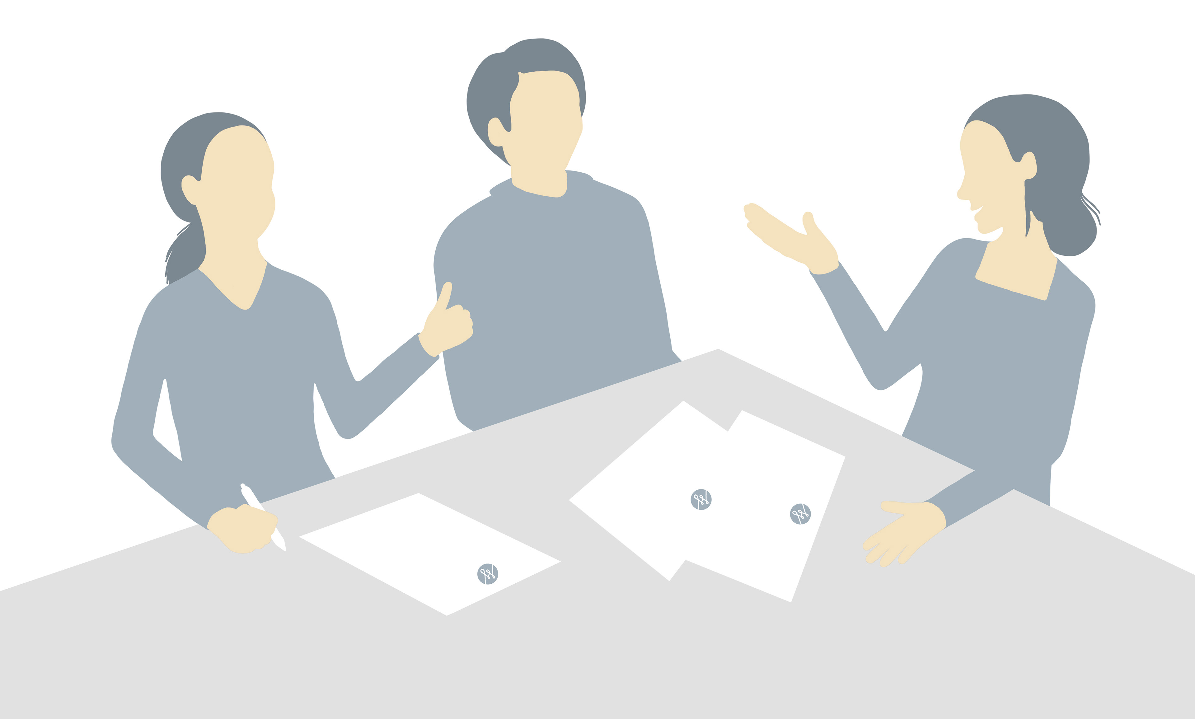 Business Illustration Fräulein Juling