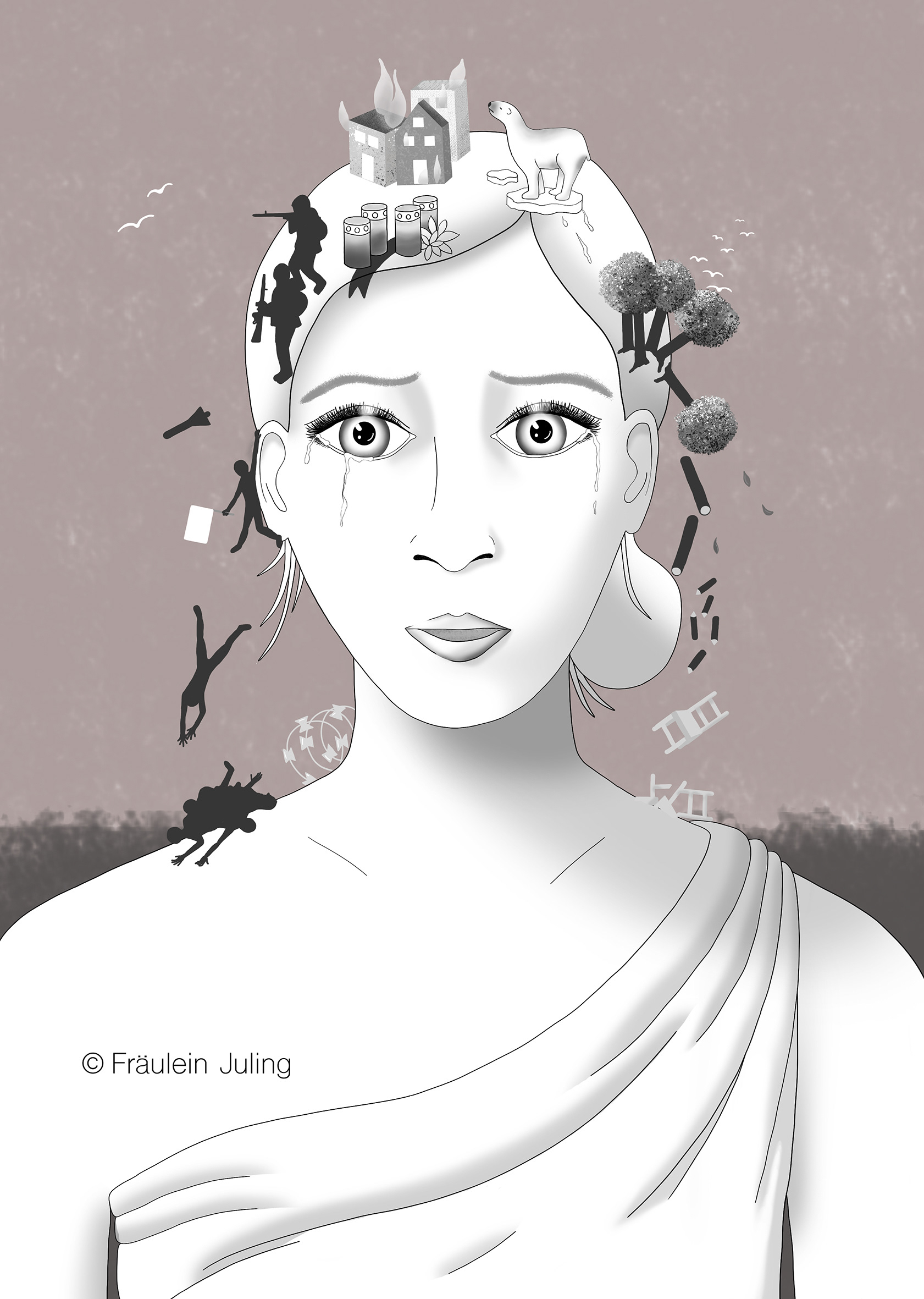 Illustration Weltgeschehen