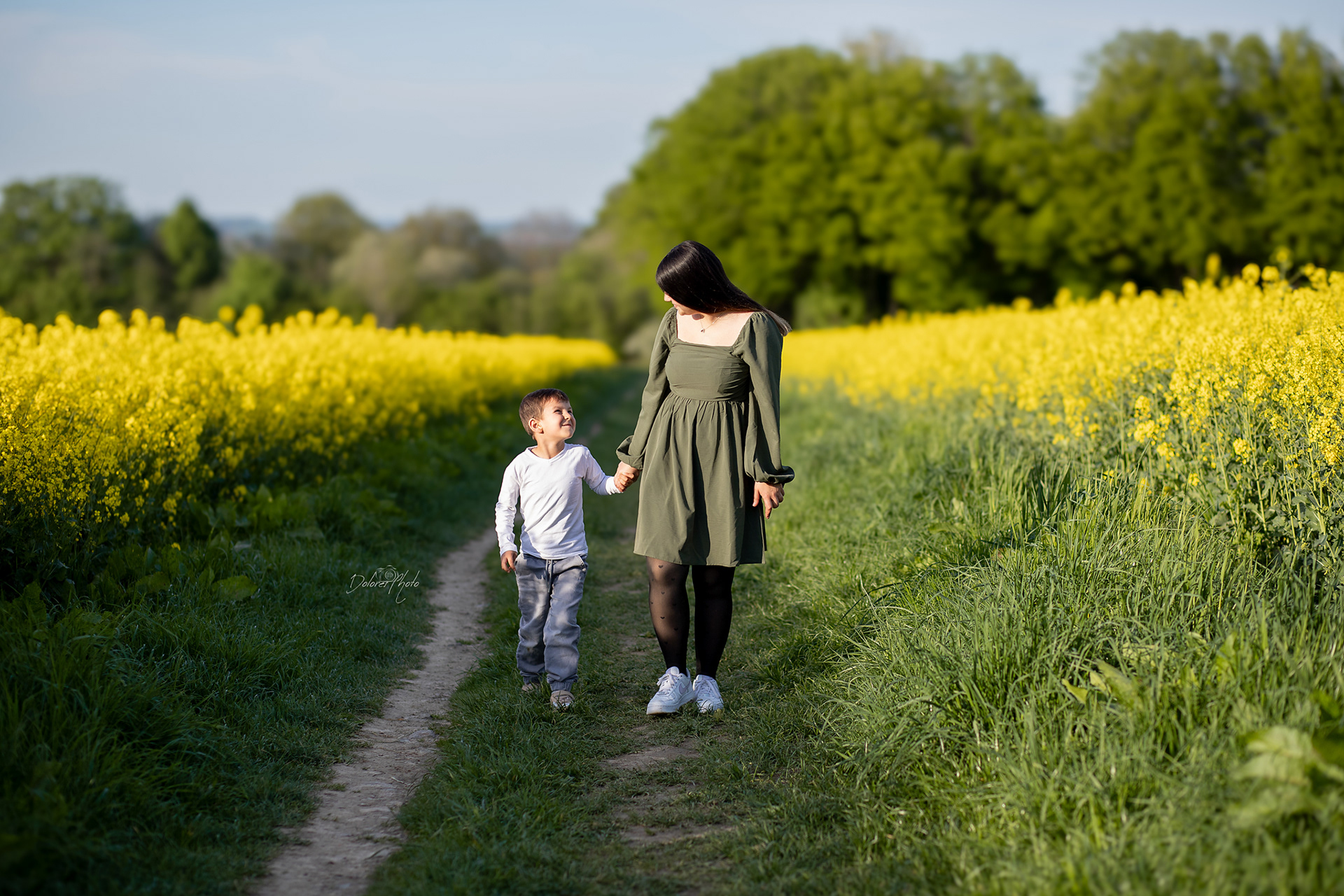 Fotoshooting in Rapsfeld