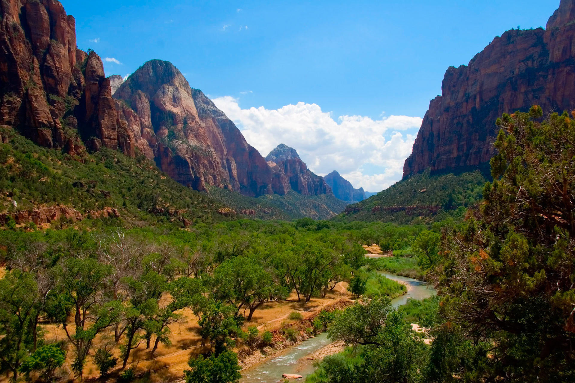 Zion Canyon, Zion N.P., Utah