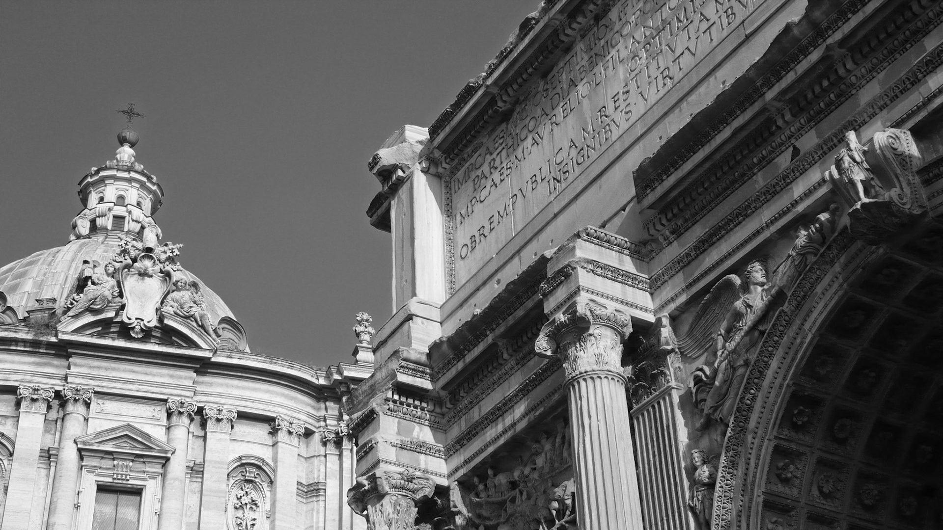 Dome and Arch, Roman Forum, Rome