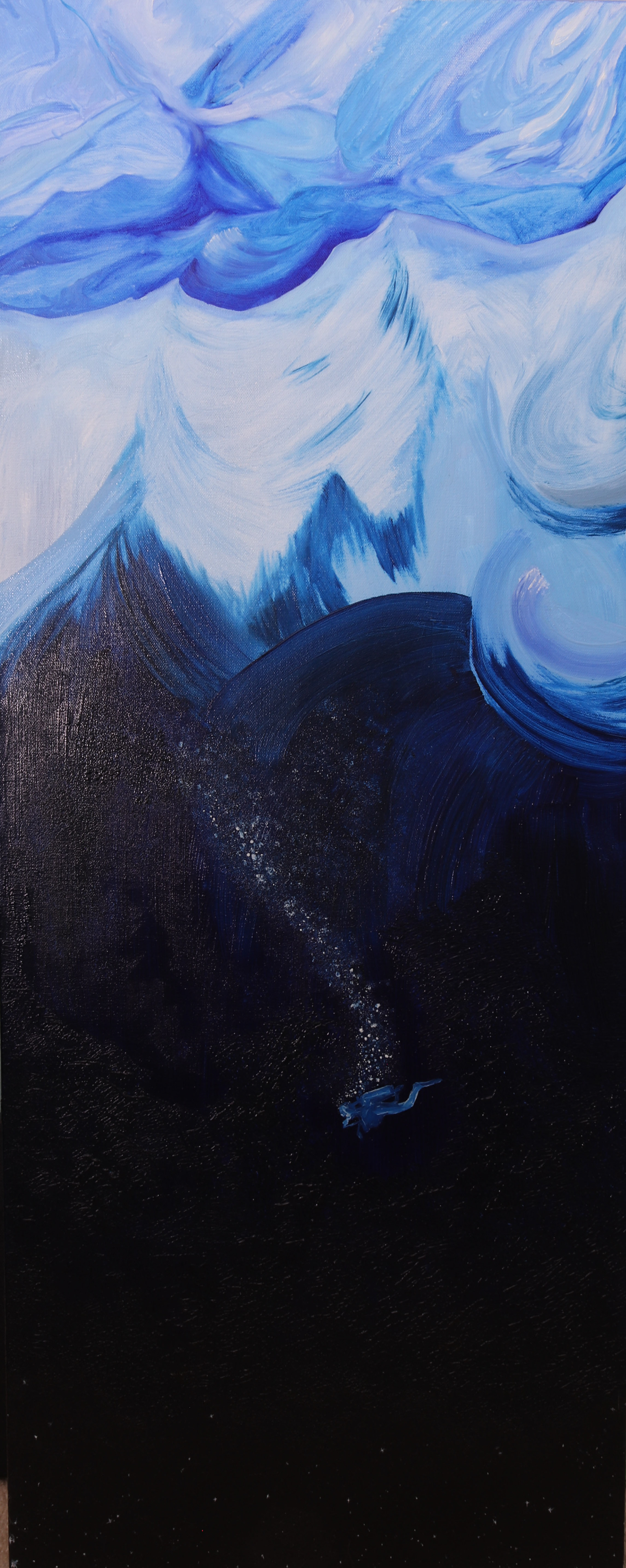 16" x 40", oil on canvas