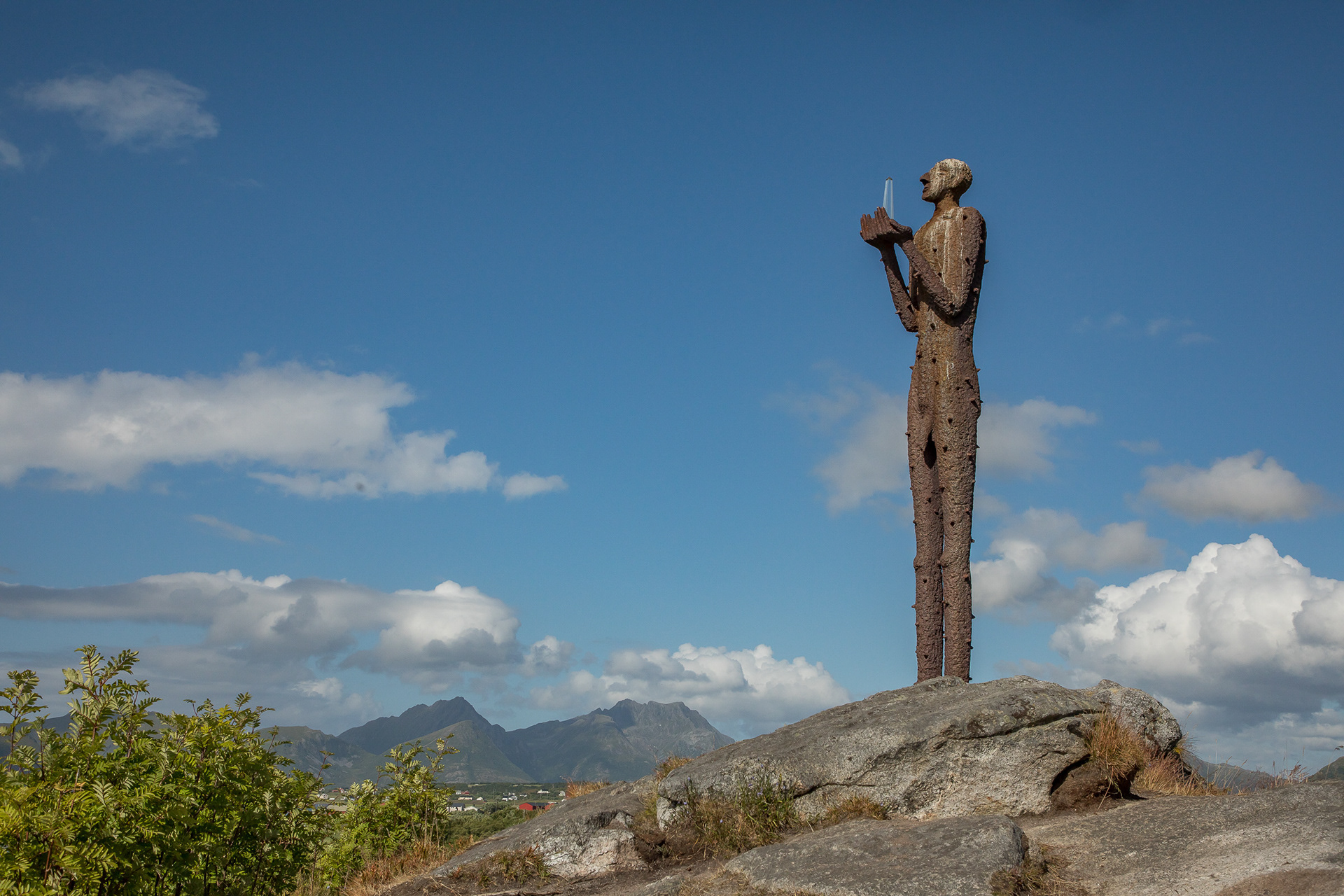 Sculpture ..Man fra Havet...Nordland