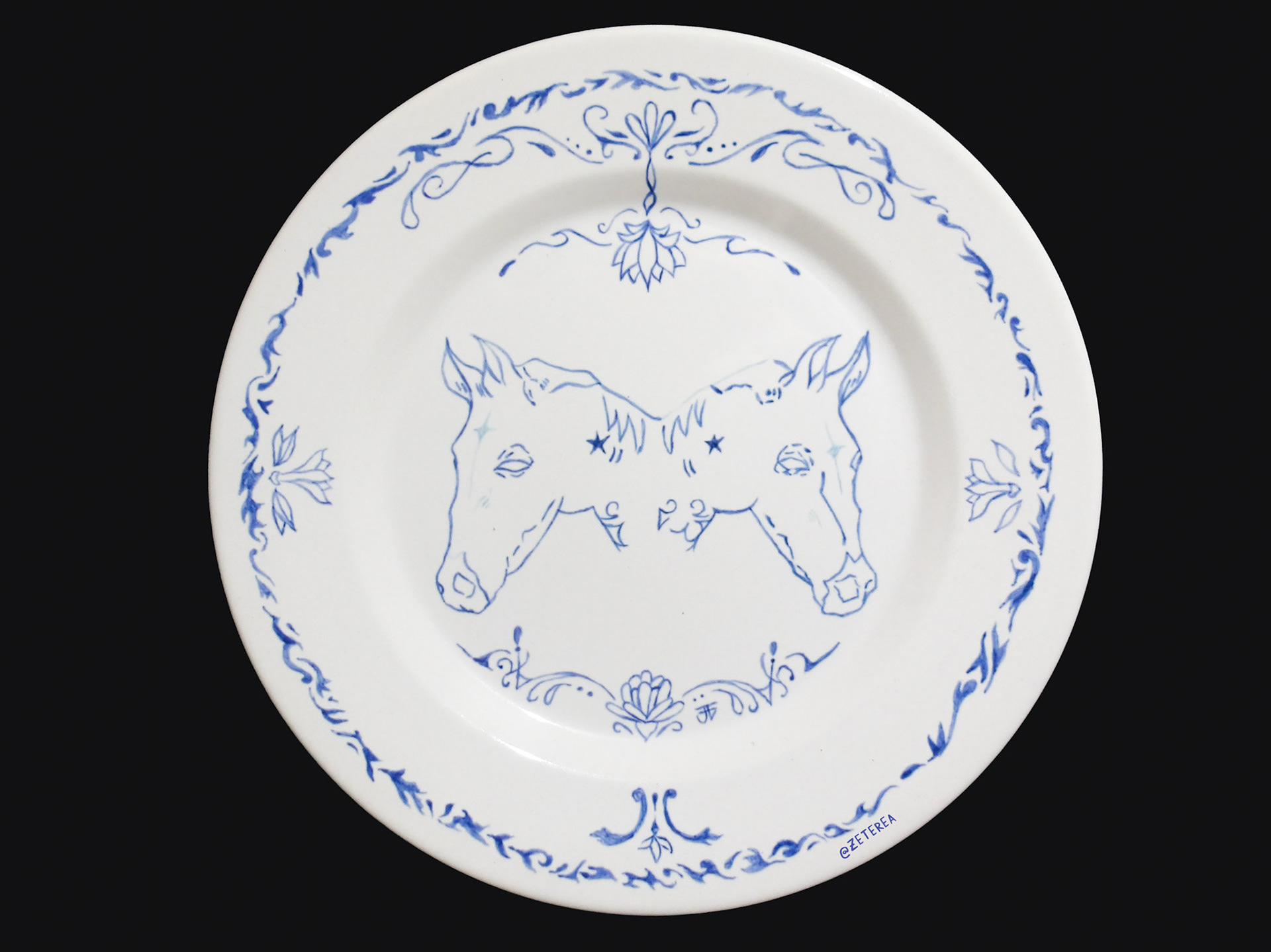 Caballito Inglés | Paint on Ceramic