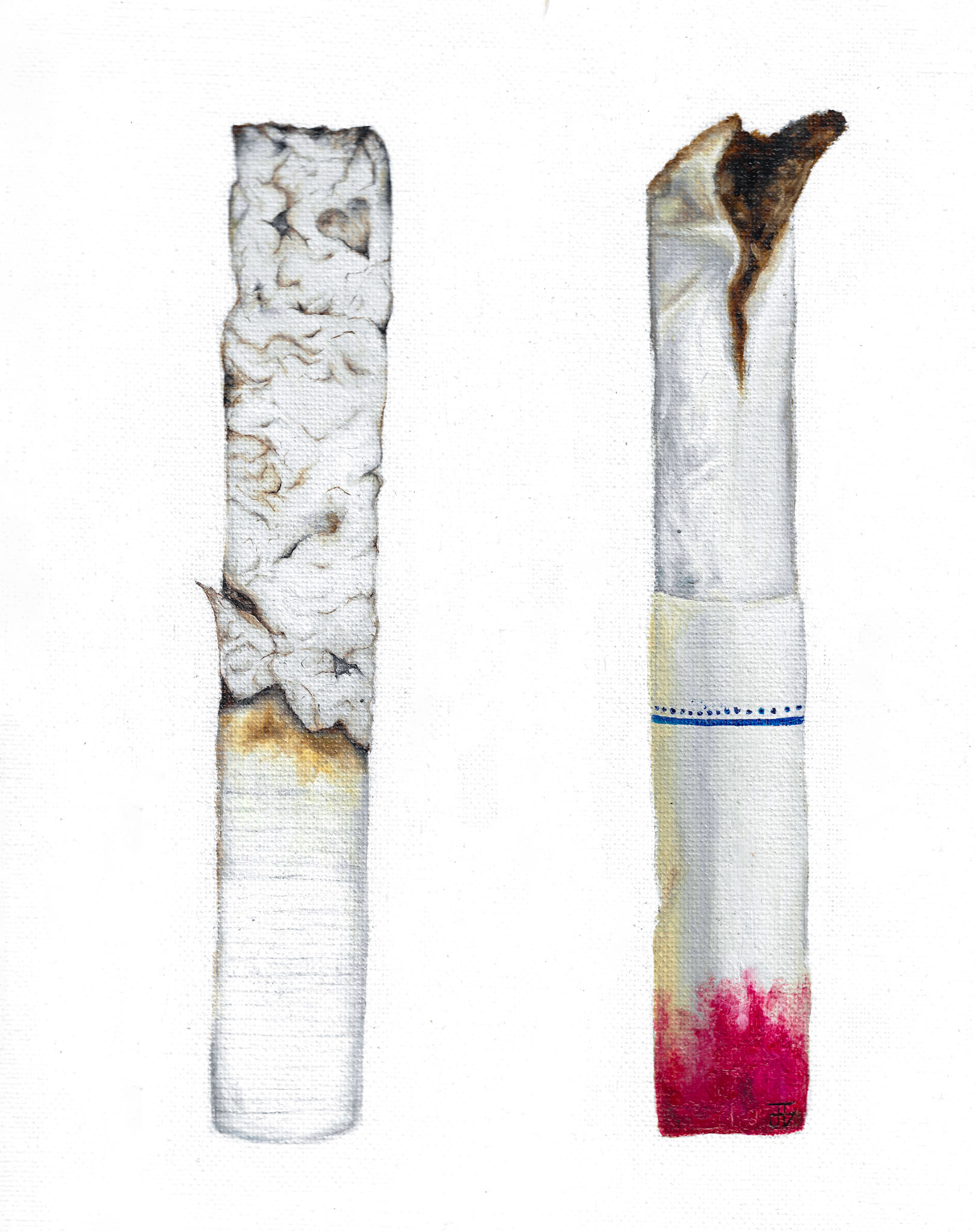 Cigarrettes after sex | Oil on Canvas