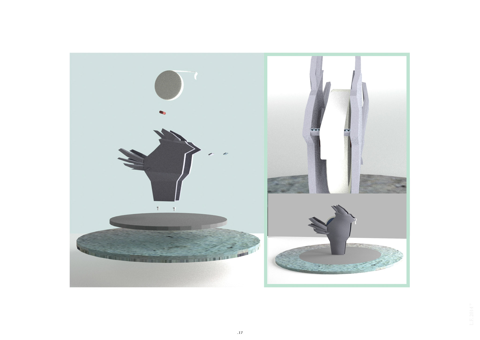 Mise en volume 3D - éclaté