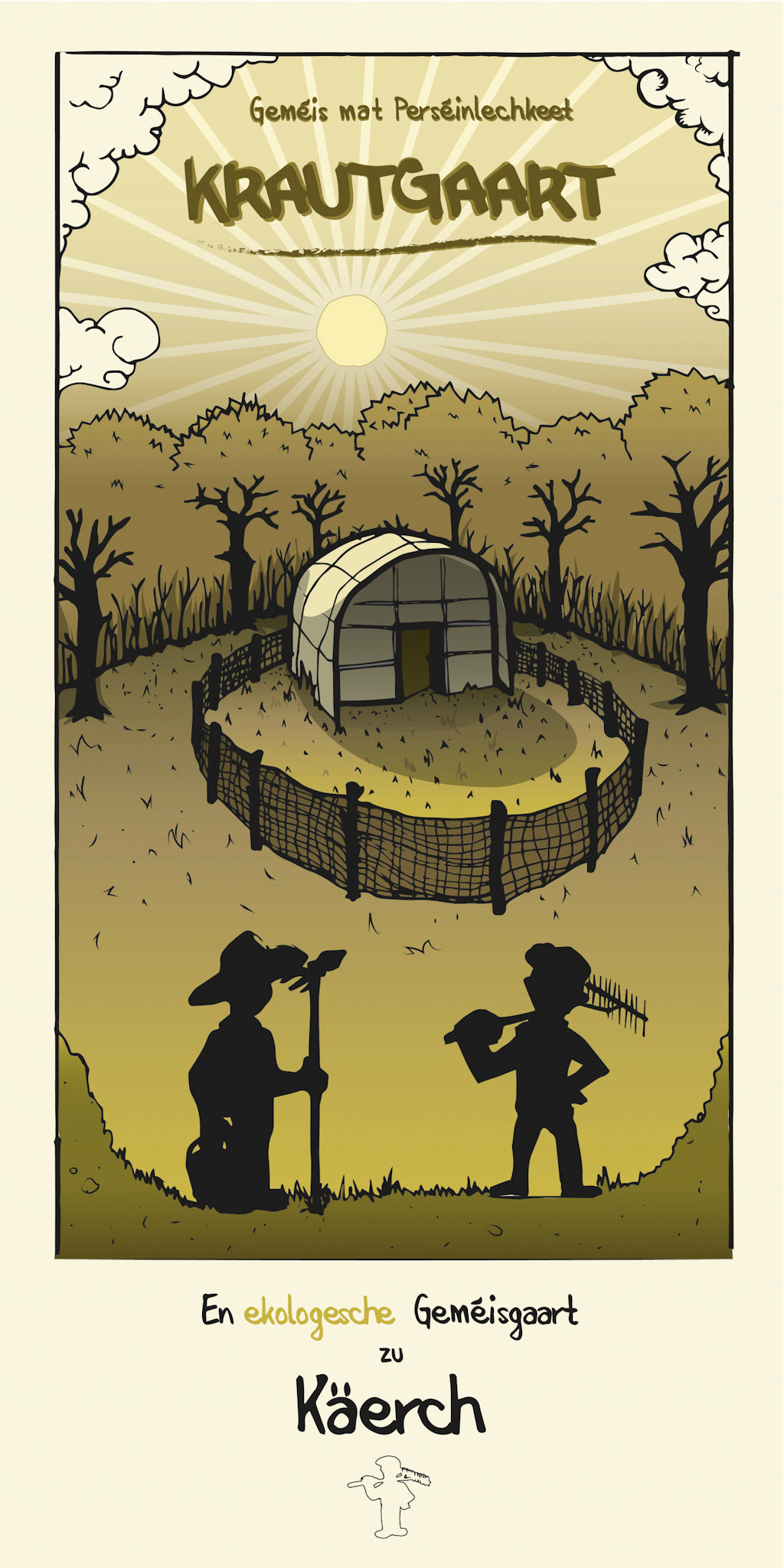 Poster Krautgaart 30x60cm