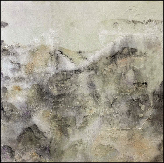 Effervescent Chine II (2016): 18 x 18 inches