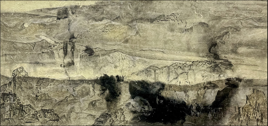 Meteorological Changes (2023): 13 x 27 inches
