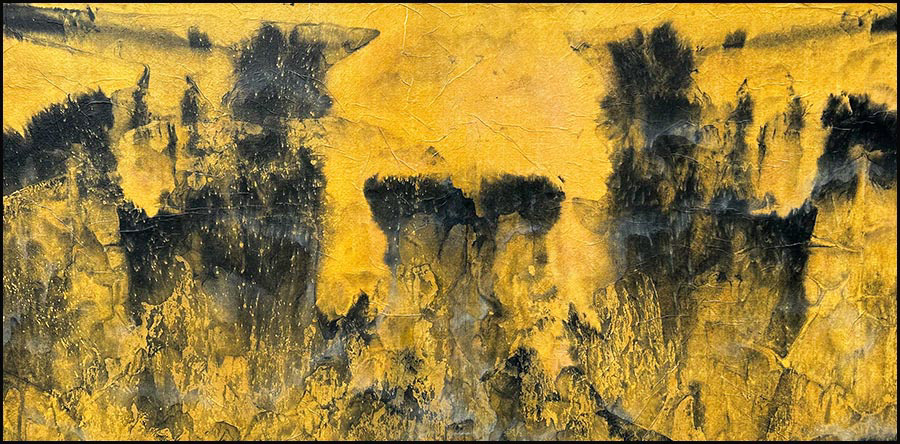 Tree Top Citadels (2024): 24 x 48 inches