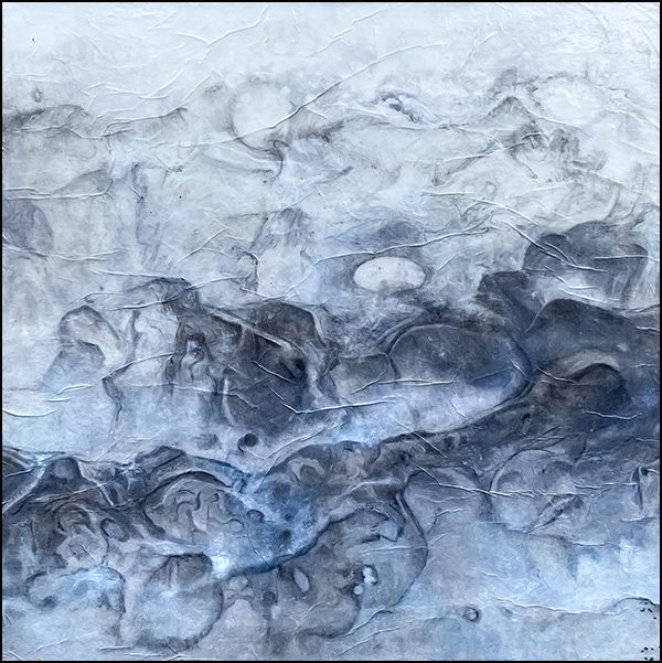 Cosmic Ocean (2022): 18 x 18 inches