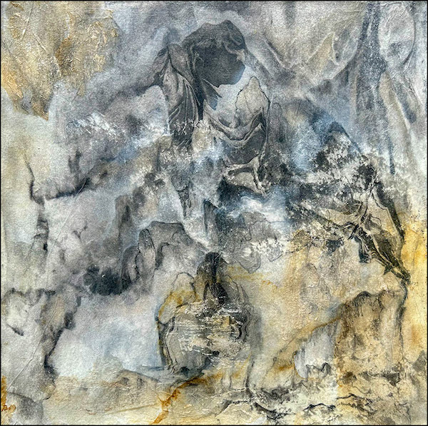 Storm Abating (2023): 18 x 18 inches