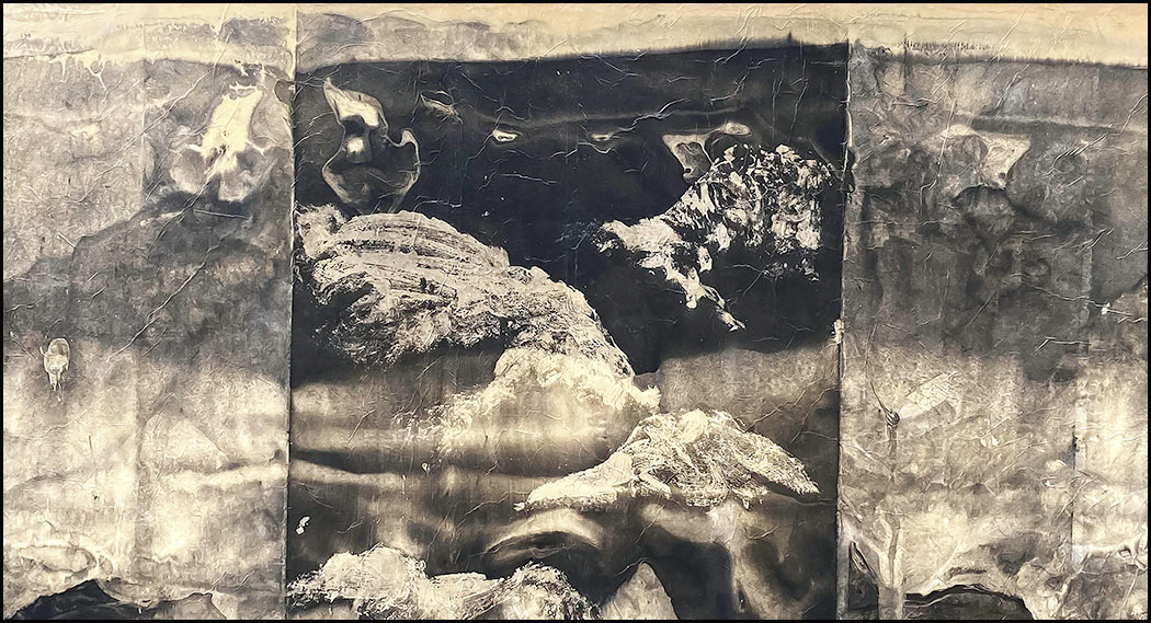 Confluence II (2021): 27 x 50 inches